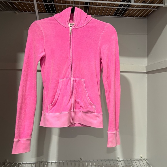 Juicy Couture Tops - Juicy Couture Women’s Terry Cloth Tracksuit Shorts and Hoodie - Used Condition
